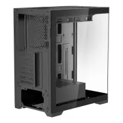 PC Gaming Case Mid-Tower Computer Case with 2 Fans for ATX Motherboard