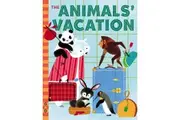 The Animals' Vacation [Board book] -Haber, Shel,Haber, Jan Hardcover Children's Book