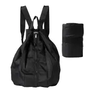 IPRee Simple and Large-Capacity Folding Backpack Portable and Thickened Lightweight Waterproof Sports Folding Bag for Ou