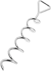 BESPORTBLE Spiral Dog Ground Anchor Camping Stakes Heavy Duty Iron Ground Stakes for Tents