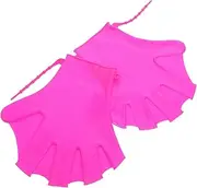 Yardwe Swimming Gloves for Children and Adults Webbed Fins Silicone Hand Paddles Swim Training Accessory