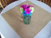 Tablecloth Burlap Natural Square Overlay 54 Inch By Broward Linens
