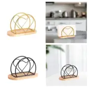 Napkin Holder for Table Heart Shape Document File Organizer Napkin Stand