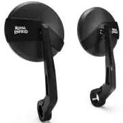 "BAR END MIRROR WITH BAR END ADAPTOR" For Royal Enfield METEOR 350