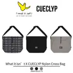 【吉米.TW】韓國代購 WHAT IT ISN’T X CUECLYP NYLON CROSS BAG 側背包 JUN