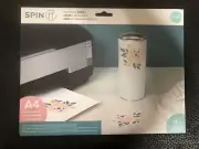 We R Memory Keepers Spin It Waterslide Paper A5 Transparent 4 PC Decal Craft DIY
