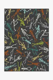 150' x 215' | Machine Washable Runner Rug | Kid & Pet Friendly | Indoor Rug | Bone Dance Technicolour Flatwoven Rug | Ruggable
