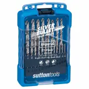 Sutton D101S2 - Jobber Drill Set S2 Bright 21 Piece AF