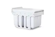 Cefito Pull Out Bin Kitchen Double Basket 2X15L White
