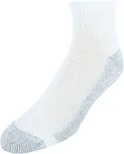 [Hanes] Men's Double Tough Ankle Socks 6-Pair Pack, Available in Big & Tall