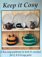 Keep it Cosy by Vicki Moodie 8 Tea Cosy patterns to knit & crochet for 2, 4 & 6