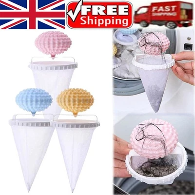 Floating Pet Hair Fur Catcher Laundry Lint Remover For Washing Machine Filter