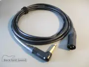 Canare L-4E6S Star Quad | Gold XLR Male to Right 1/4" TS | Unbalanced Cable