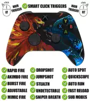 Fire Ice Silent Modz Smart Click Triggers Modded Controller for Xbox & PC
