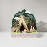 在飛比找蝦皮購物優惠-紙模型、紙雕【好時光DIY材料包】露營·紙雕