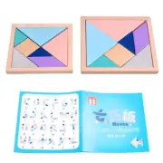 Tangram Puzzle Wooden Jigsaw Early Educational Toy for Kid’s Brain Development