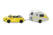 Siku - Car With Trailer Caravan Leisure Die-Cast Model