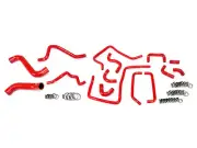 HPS Silicone Radiator + Heater Hose Kit for Subaru 05 Impreza WRX STi 2.5L RED (for: Subaru)