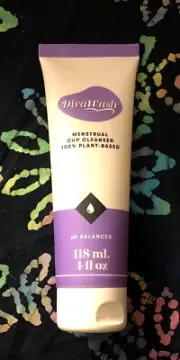 DivaWash MENSTRUAL CUP CLEANSER 100% PLANT BASED PH Balanced 4 Oz