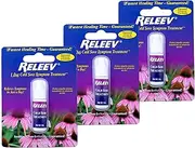 1 Day Cold Sore Symptom Relief, Soothing Non-Irritating Patented Viracea Formula, 1 ml (Pack of 3)