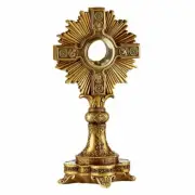 CB Adoration Monstrance with Luna 7" x 5.875" x 14" H, 1.5" Luna