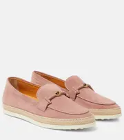 [Tod's] Tod's Suede loafers AU 8 pink