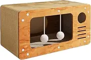 Cat House Cat Scracker, Farmhouse Corrugated Cat Scratches - Protect your home from cat scratches and organize the environment with a cardboard cat house.Cat Bed Lounge Scratch House Combo Kitty has a