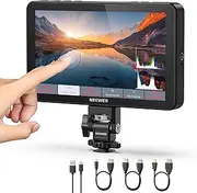 NEEWER F700 7" Camera Field Monitor, 2000nit HD 1920x1080 IPS Touch Screen with 3D LUT, 4K HDMI Loop in/Out with Peak Focus DSLR Video Assist HDR Waveform, Cold Shoe Mount, Battery Not Included