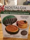 Nostalgia Mini Reindeer Waffle Maker