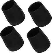 Chair Leg Caps 4pcs Rubber Feet for Stools Non-slip Foot Cover Scratch Leg Pads for Walking Cane