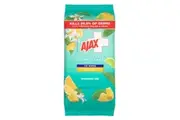 Ajax Hospital Grade Disinfectant Multipurpose Cleaner Wipes 110 Pack - Sparkling Citrus & Pineapple Scent