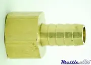 3/4" Barb x 3/4" FEMALE NPT Brass Straight Fitting 126-12E MettleAir BRAND NEW!