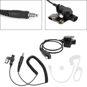 7.1-A3 Single Transparent Air Tube Headset For Sepura STP8000 STP8030 STP8035