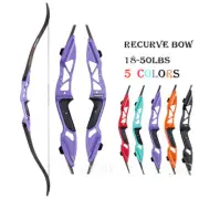 56" Take-down Recurve Bow 18/24/30/40/50lbs Hunting Archery Bow Beginner Adult