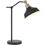 Kylan20 Black Desk Lamps Modern Table Brass Lighting Telbix