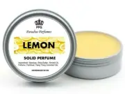 Lemon Natural Solid Perfume by Paradise Perfumes Fragrance Scent Balm 15ml