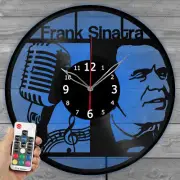 LED Vinyl Clock Frank Sinatra Light Vinyl Record Wall Clock Art Home Decor 2530
