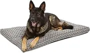 Plush Dog Bed 40648-SGB| Ombré Swirl Dog Bed & Cat Bed | Gray 46L x 29W x 3H - Inches for XL Dog Breeds