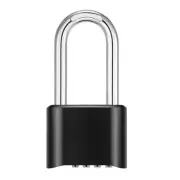 Shackle Combination Lock, Large Outdoor Weatherproof Padlock,Design of3140