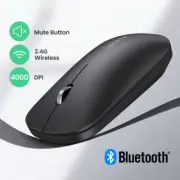 Mouse Wireless Bluetooth Silent Mouse 4000 DPI Mice Quiet 2.4G Wireless Mouse