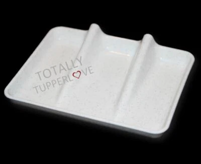 Tupperware Soap Dish Spoon Rest Kitchen Gadget Tiny Treasures Vintage Speckled