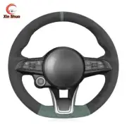 Alcantara Steering Wheel Cover Wraps for Alfa Romeo Giulia / Stelvio Tonale 2022