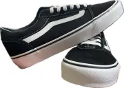 VANS Ward Unisex | Black / White Suede Canvas | Size: 13 | BRAND NEW WITH BOX