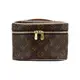 Louis Vuitton Nice Mini 帆布拉鍊梳洗袋/化妝箱（M44495-咖） _廠商直送