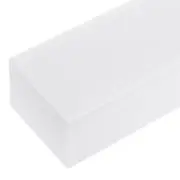 HDPE Plastic Sheet: High Density, White Solid Block, Ideal for Cutting Boards.