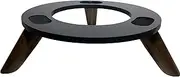 Crystal Speaker Stand Desk Support Tray Base with Wood Feet Desktop Display Holder for Harman Kardon Aura Studio 2 3 4 Soundsticks 4 Home Audio