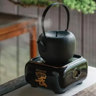 萬仟堂陶瓷茶壺煮茶壺家用泡茶壺煮茶器日式手工鑄鐵壺家用燒水壺