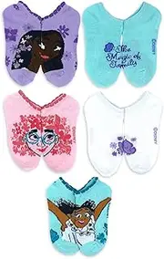 Disney Girls Encanto 5 Pack No Show Socks