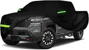 Waterproof Truck Cover Replace for Nissan Frontier Crew Cab 5ft Bed, 6 Layers All Weather Truck Cover with Zipper Door for Snow Rain Dust Protection