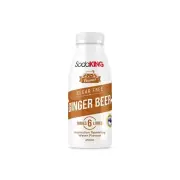 4 Pack Sodaking 1000ml Sugar Free Ginger Beer Syrups Flavour Mix 6 Litres each